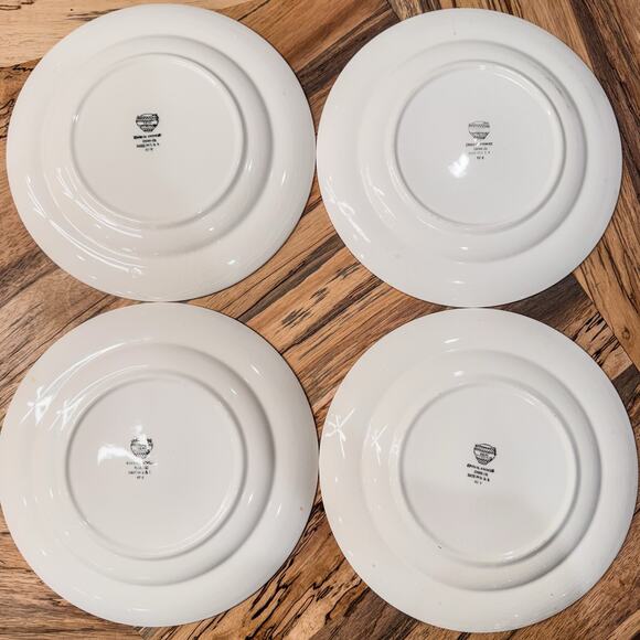 1939 Edwin Knowles-Blue Dawn Collection, Semi-Vitreous-Plates-10”- Set of 4 - Picture 10 of 10